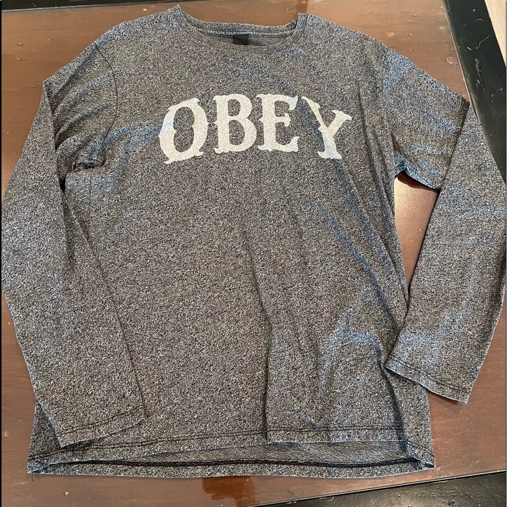 Obey long sleeve shirt